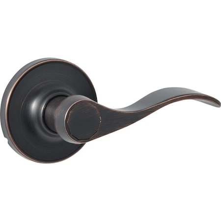 Steel Pro Oil Rubbed Bronze Wave Passage Door Lever LC2X703B
